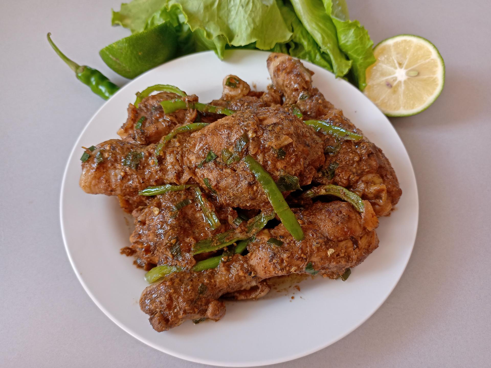 Indian Style Lemon And Pepper Chicken With Yogurt